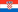Flagge von kroatien